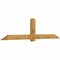Ekena Millwork Eugene Rough Sawn Timber Gable Bracket, Western Red Cedar, 108"W x 27"H x 4"D x 6"F, 6/12 Pitch GBW108X27X0406EUG00RWR - alternate 4